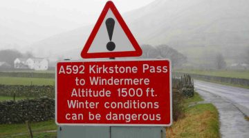 The Kirkstone Pass sign