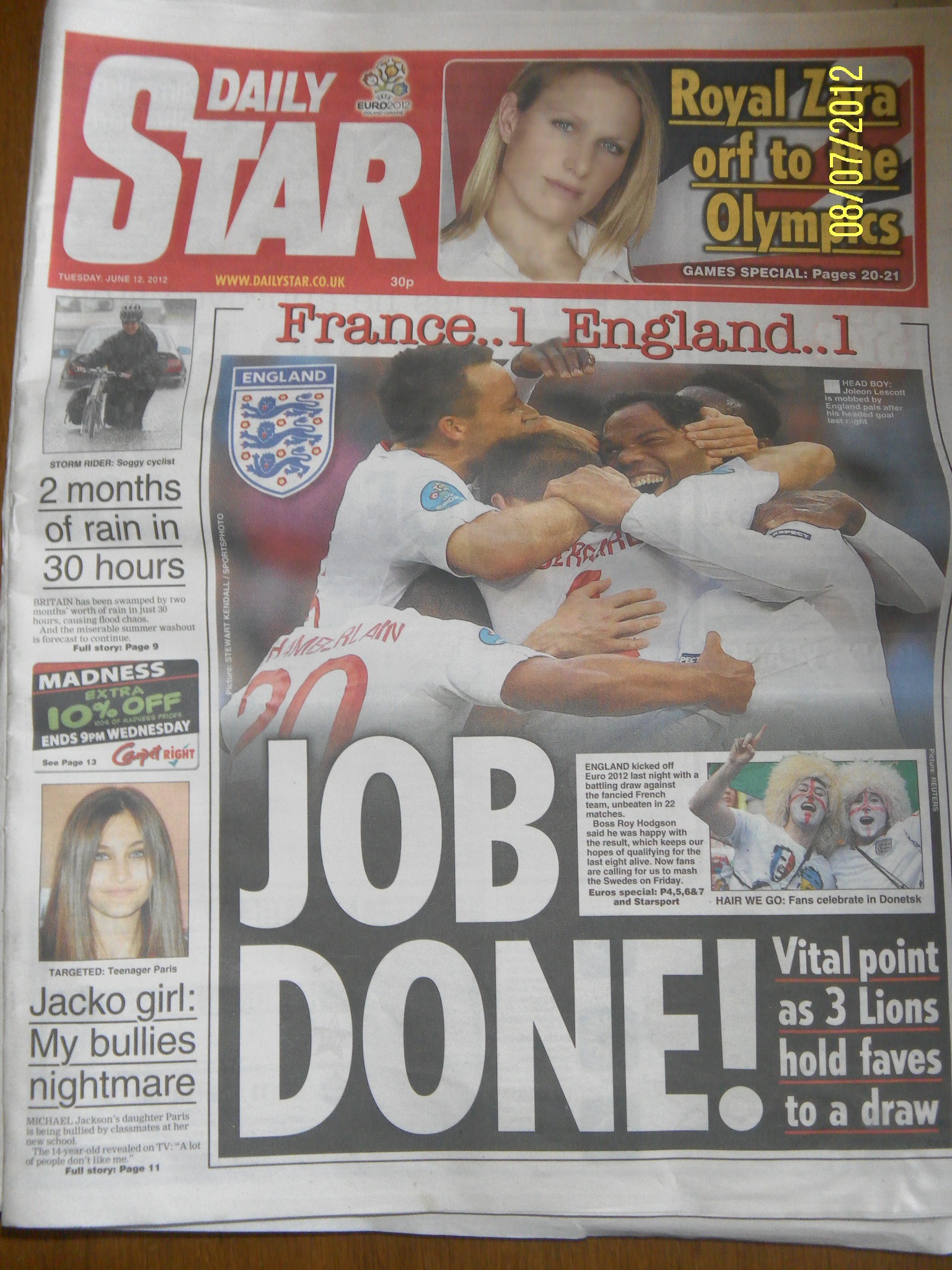 The Daily Star Front Page