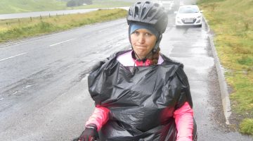 Jane with her bin bag