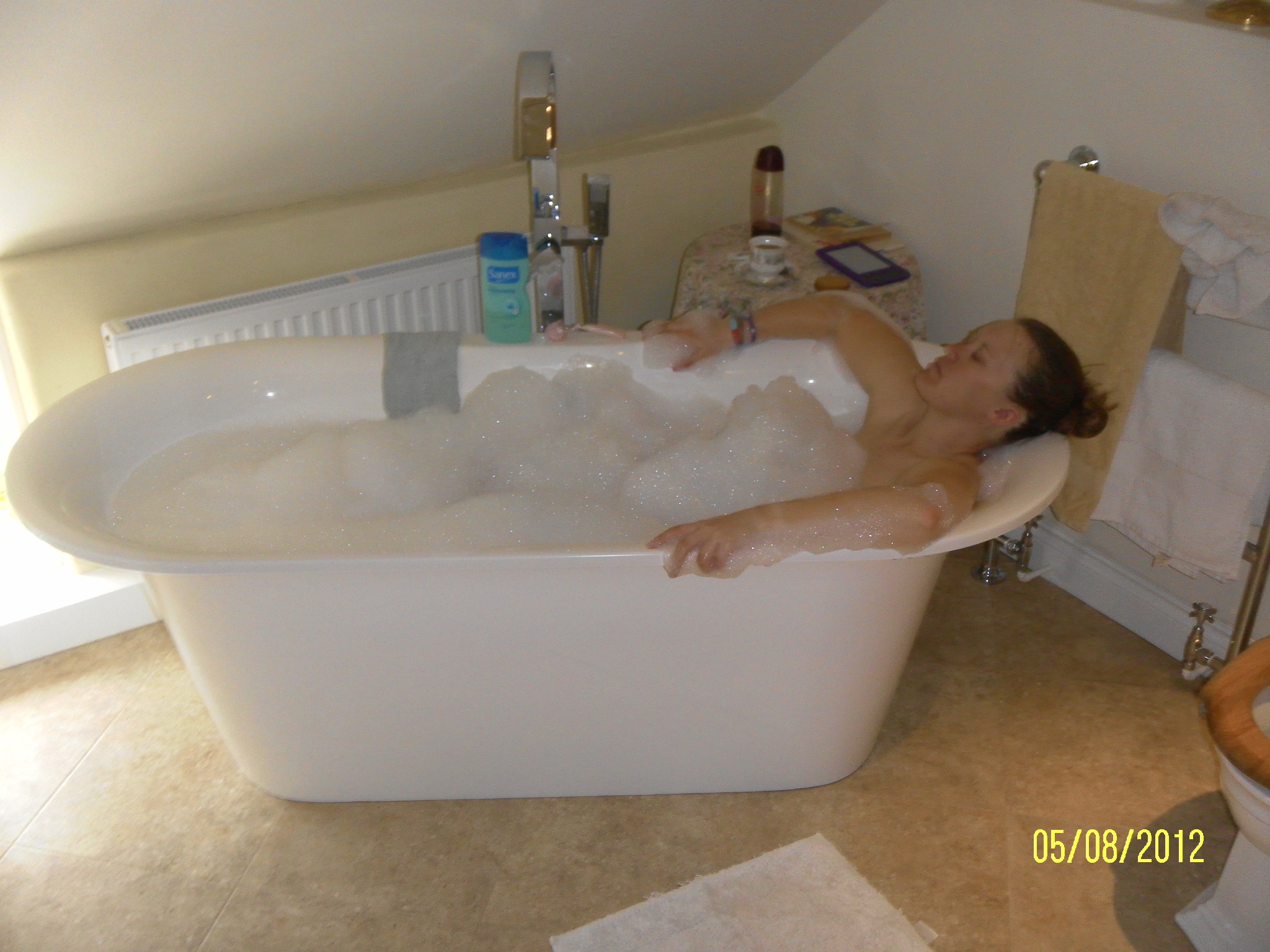 Jane Relaxing In The Bath