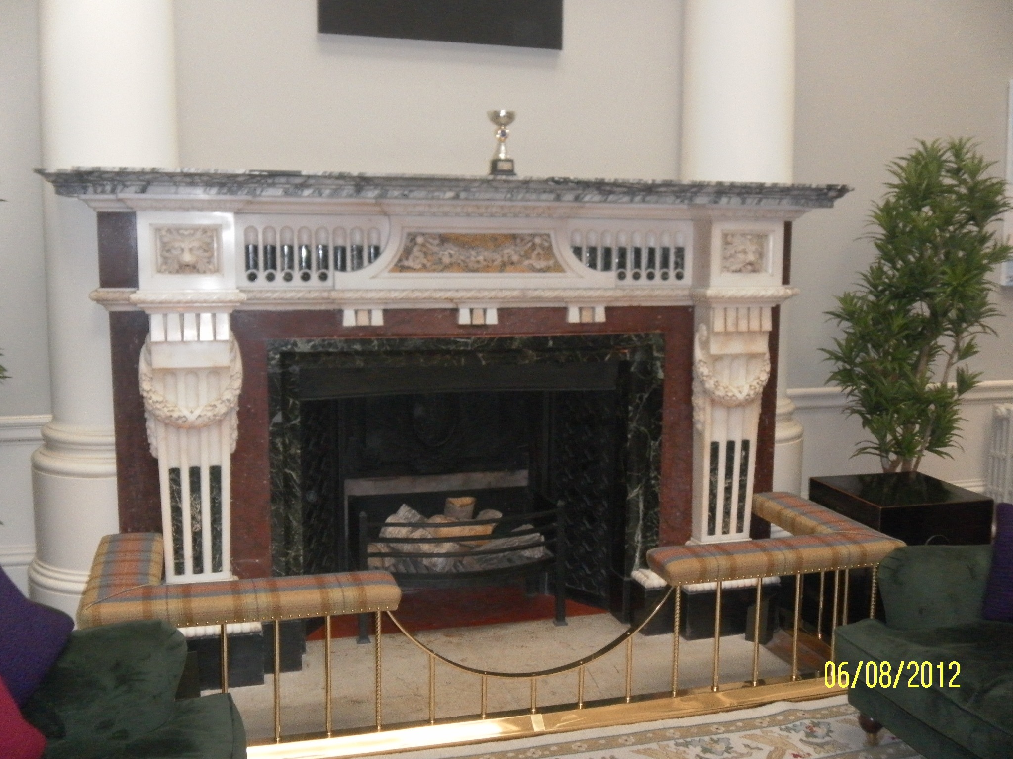 Open Fire At Tedworth House Open Fire At Tedworth House
