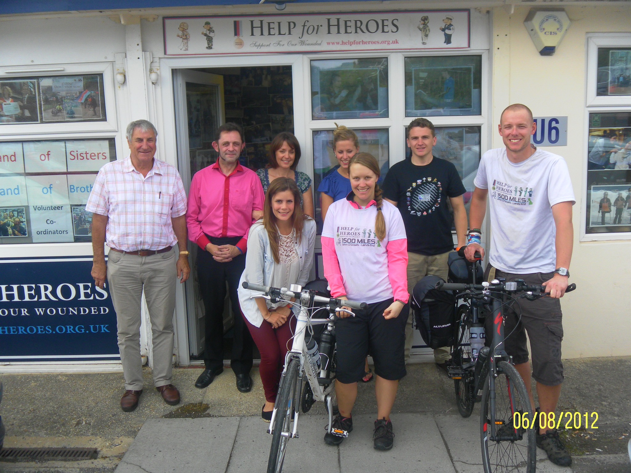 Jane & Dan At Help For Heroes Tin Hut