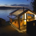 The Lakeside Cabin That Glows... It Was An Old Garage