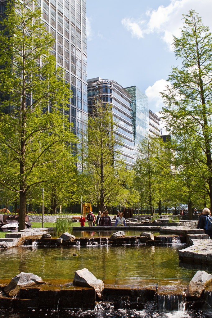 things to do in Canary Wharf -  Canary Wharf park